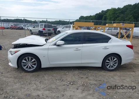 2015 Infiniti Q50 Premium from USA, damaged, VIN JN1BV7AP4FM357443